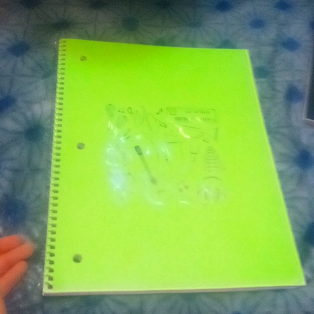 pen + gear poly notebook, 80 sheets